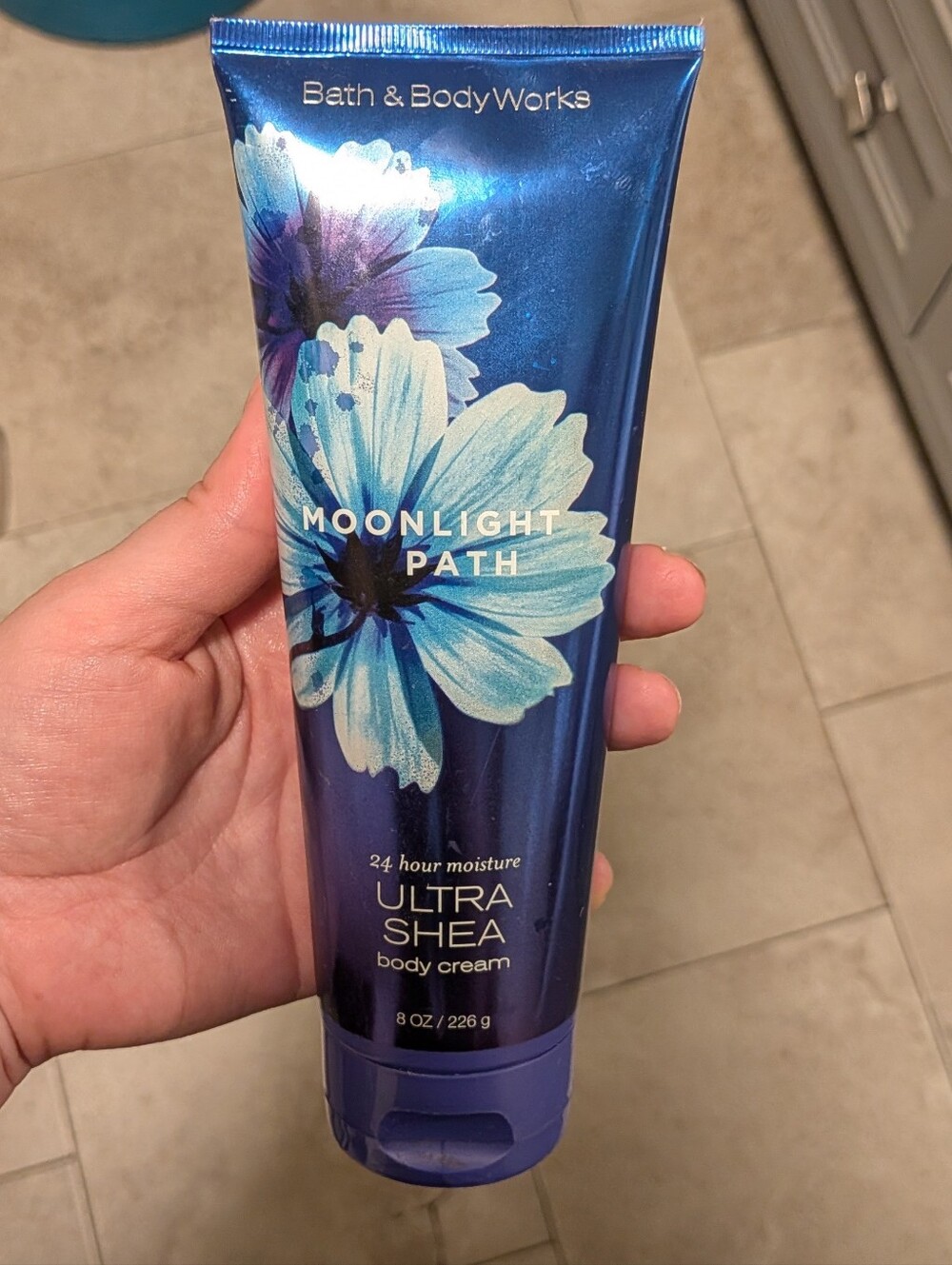 Bath & Body Works Moonlight Path Ultra Shea Body Cream - Blue